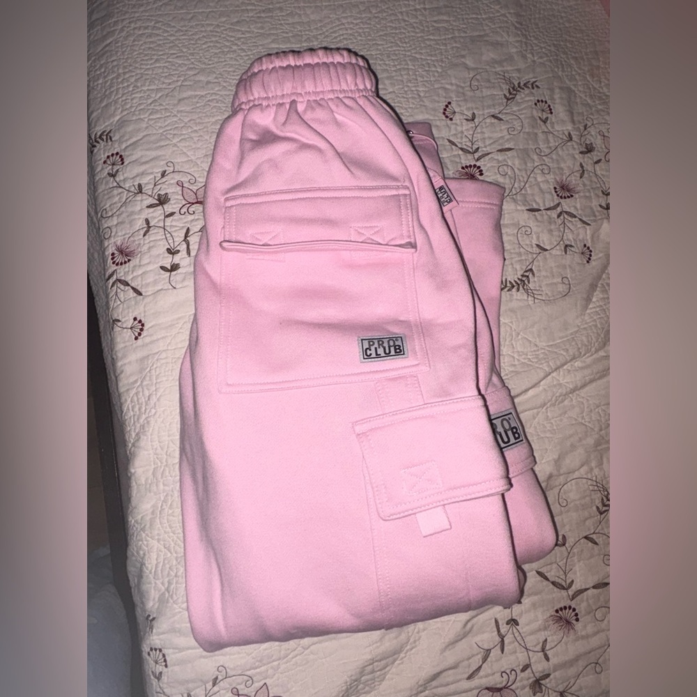 Pink ProClub Sweatpants